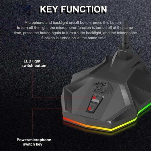 میکروفون رومیزی ردراگون مدل GM99 STIX RGB